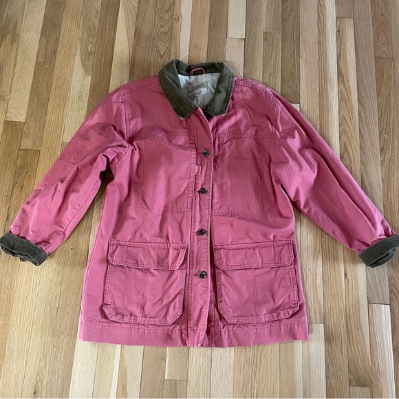 Cabela's pink corduroy lined chore coat jacket Utility Jacket for Women - Picture 4 of 11